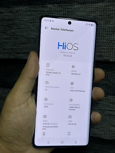 tecno spark 30 pro: Tecno Spark 20 Pro, 256 GB, rəng - Boz, İki sim kartlı — 3