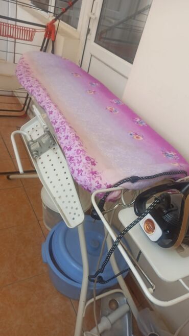 Elektrikli qızdırıcılar və radiatorlar: Buxarlı ütü sistemi üçün ütü masası - Geniş və uzun ütüləmə səthi