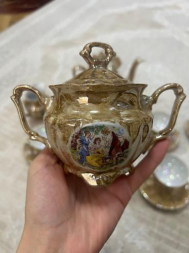 Qab-qacaq və mətbəx ləvazimatları: Qəhvə dəsti, rəng - Qəhvəyi, Madonna, 6 nəfərlik, Almaniya — 2