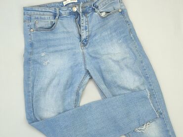 eleganckie spodnie dresowe damskie: Jeans, Stradivarius, XL (EU 42), condition - Good