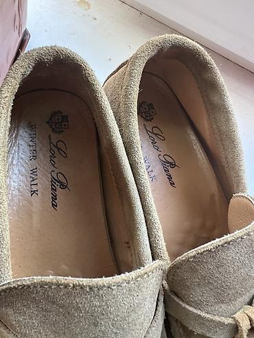 лоферы зима: Лоферы зимние Loro Piana Winter Walk - Материал верха: замша — 3