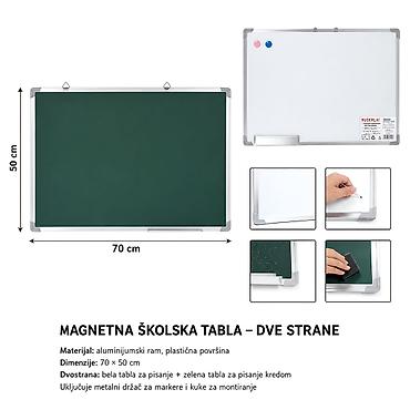 KMT Dvostrana tabla za pisanje 5202144 Dvostrana magnetna tabla