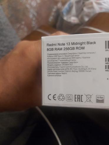 redmi 3 s: Redmi Note 13, 256 GB, rəng - Qara, Barmaq izi, Face ID, Sənədlərlə — 3