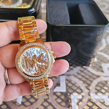 Wristwatches: Michael Kors ženski sat – zlato ton - Kućište okruglo sa bezelom — 3