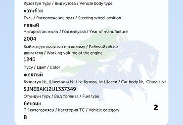 sr group: Nissan Micra: 2004 г., 1.2 л, Механика, Бензин, Хэтчбэк — 10