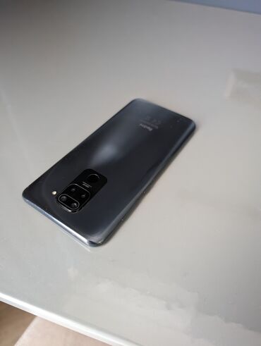 купить сотовый телефон в бишкеке: Xiaomi, Redmi Note 9, Б/у, 64 ГБ, цвет - Синий, 2 SIM
