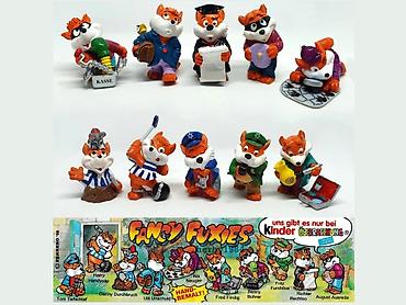 киндер сюрприз: Kinder “Fancy Fuxies” kolleksiyası 🦊 Orijinal Kinder Surprise — 1