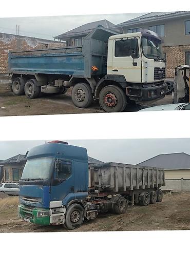 Аренда самосвала: Срочно продаю 2 самосвала MAN 2004года RENO 1998года - Оба at lalafo.kg — 1 Аренда самосвала: Срочно продаю 2 самосвала MAN 2004года RENO 1998года - Оба — 1