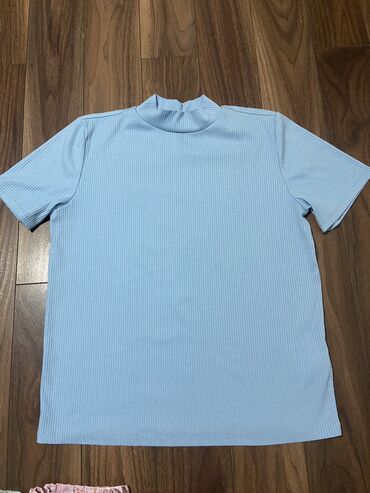 majica sa čipkom: L (EU 40), color - Light blue