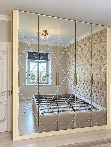 ışkaf: Güzgülü qarderob dolabı 6 qapılı təzə dolab 660 manat (2200 manata — 1