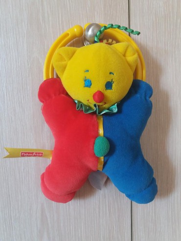 Παιδικά αντικείμενα - Ελλαδα: Fisher price παιχνιδι απο μαλακο υφασμα, με κρικο, εντονα χρωματα και