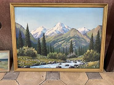 Картины: Картины маслом в рамах - Жанр: пейзаж, сельский быт. - Техника — 7