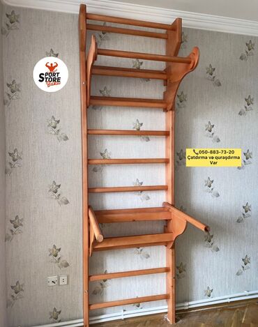 İsveç divarları: 🔥İdman pilləkəni🔥 - 200 AZN. ✅Təmiz şam ağacından - 200 AZN. ✅Təmiz — 5