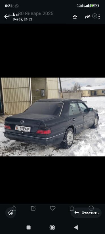Mercedes-Benz: Mercedes-Benz W124: 1992 г., 2 л, Механика, Бензин, Седан — 8