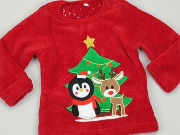 kombinezon zimowy dla niemowlaka dziewczynki: Sweatshirt, 6-9 months, condition - Very good