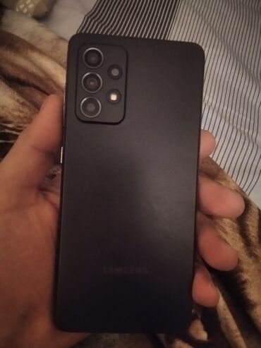 Samsung: Samsung Galaxy A52, 128 GB, rəng - Qara, Barmaq izi