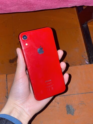 Apple iPhone: IPhone Xr, Б/у, 64 ГБ, Красный, Чехол, 81 %