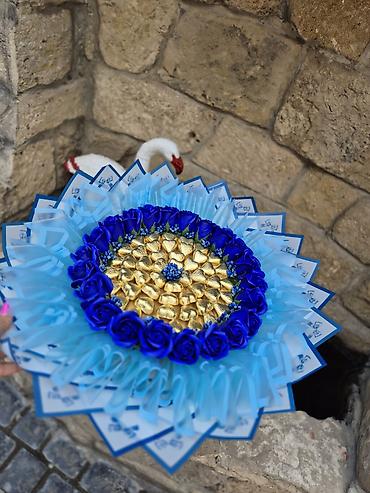 bayram sami: Hədiyyəlik şirin buketlər – gül və konfet kompozisiyaları Zövqlə — 10