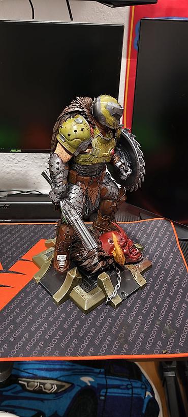 Спорт и хобби: DOOM Eternal – Doom Slayer (Marauder Slayer) kolleksiya heykəlciyi - — 3