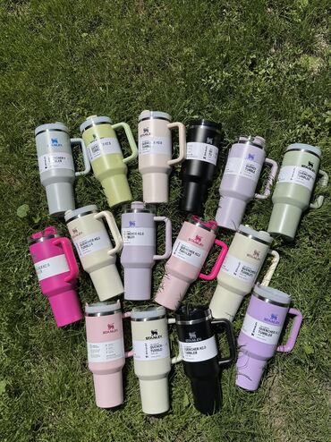 Стаканы: Термокружка Stanley😍😍😍 Объем 1,18л и 0,8л Все цвета в наличии Держит — 40