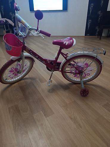 Uşaq velosipedləri: Uşaq velosipedi – “Sweet Girl” modeli - Rəng: çəhrayı-ağ, çiçək — 3