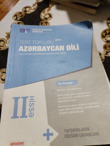 az dili 7: Azərbaycan dili 2- ci hisse içi sade karandaşla az yazılıb cavabları