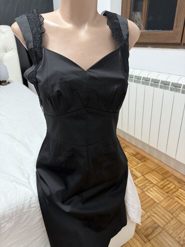 helena haljine: H&M M (EU 38), color - Black, Cocktail, Without sleeves