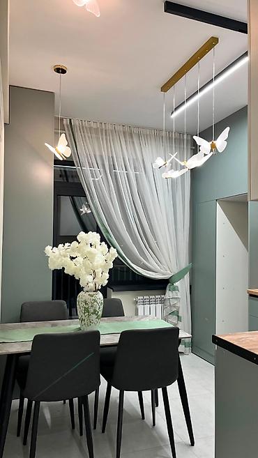 квартиры дордой моторс: 1 комната, 41 м², Дордой Моторс рынок Элитка, 8 этаж, Свежий ремонт — 2