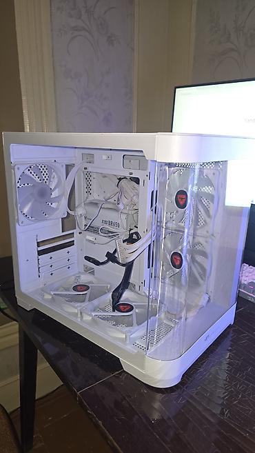 i7 4790k prosessor: Ağ rəngli Micro-ATX kompüter korpusu, mesh tipli ön panellə təchiz — 1
