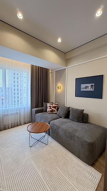 квартиры в чолпон ате: 1 комната, 47 м², Элитка, 6 этаж, Дизайнерский ремонт — 1