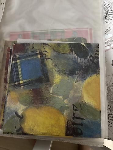 Kuhinjski tekstil: Dekorativne salvete za dekupaz razni motivi. - Set papirnih salveta — 18