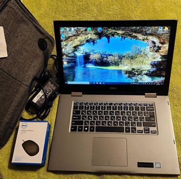 трансформер ноутбук: Ноутбук, Dell, 12 ГБ ОЭТ, Intel Core i5, 15.6 ", Колдонулган, Жумуш, окуу үчүн, эс тутум SSD