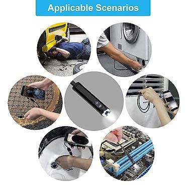 Другие аксессуары для компьютеров и ноутбуков: Эндоскоп - Камера c фонариком для Трудно доступных мест, 3,5 метра+ — 8