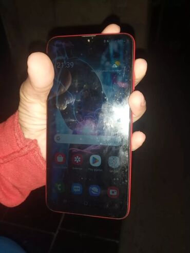 samsung 2 ci el telefonlar: Samsung A10, 32 GB, rəng - Qırmızı, Barmaq izi
