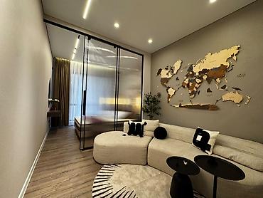 Продажа квартир: 2 комнаты, 55 м², Асанбай мкр Элитка, 5 этаж, Дизайнерский ремонт — 8