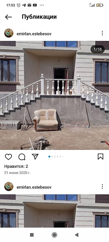 Обшивка лестниц: Балясина перила установка кылабыз — 6