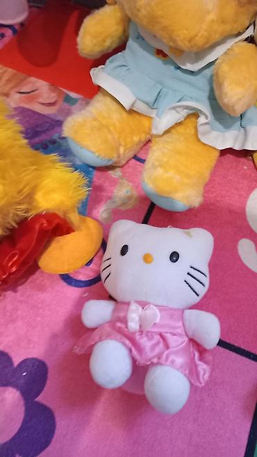 Oyuncaqlar: Uşaq oyuncaqları dəsti - Pişik obrazlı plastik fiqur: böyük başlı — 5