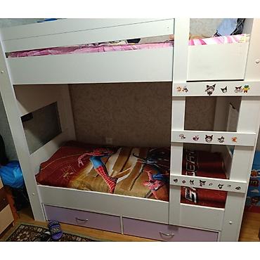 mega mebel: Matrasli iki mertebe satılır 150 azn Unvan xirdalan (Gülü) — 1