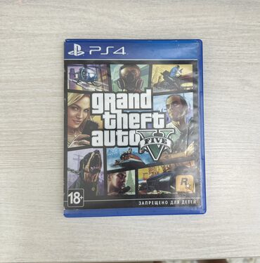 Игры для PlayStation: GTA 5 на PS4.В хорошем состояние, без царапин, рабочая