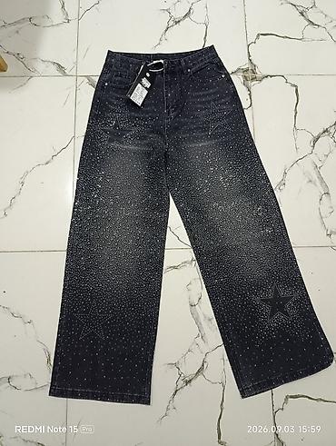 şalvar: Şalvar, L, XL, rəng - Boz — 2