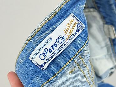 biale flared jeans: Wave, Szorty damskie, rozmiar M — 4