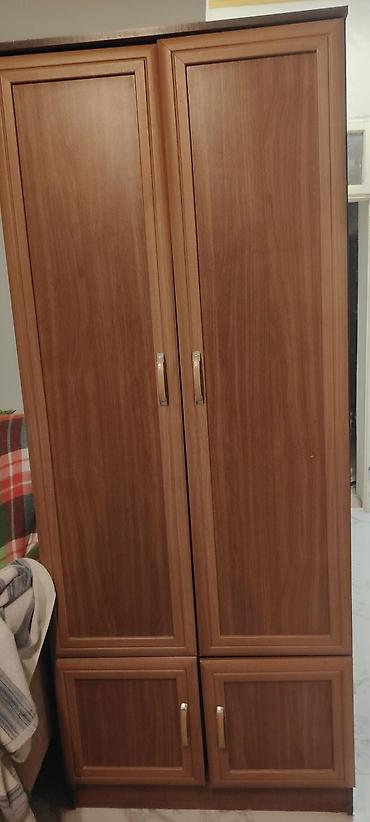 İkiqapılı taxta paltar şkafı - Material: taxta görünüşlü laminat/MDF lalafo.az -da İkiqapılı taxta paltar şkafı - Material: taxta görünüşlü laminat/MDF