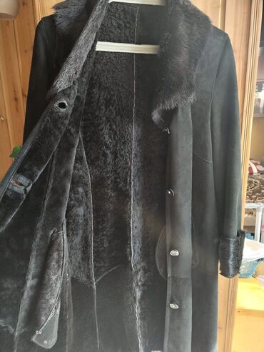 palto qadın üçün: Пальто 2XL (EU 44), цвет - Черный