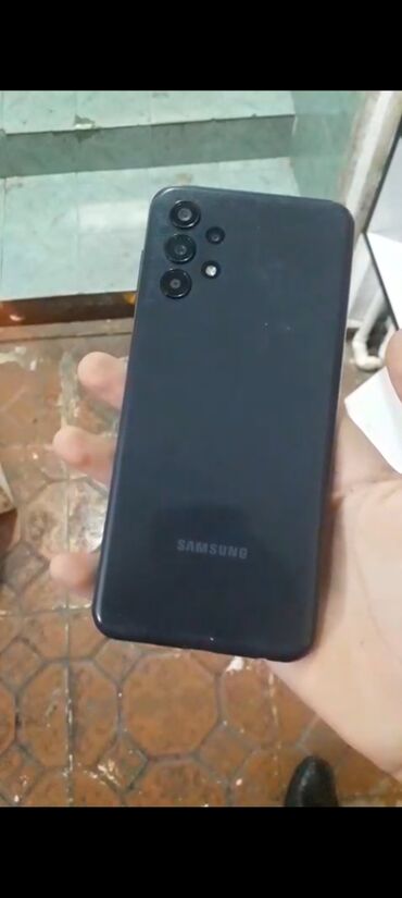 флай раскладушка телефон: Samsung Galaxy A13, 64 GB, rəng - Qara, Düyməli, Barmaq izi, İki sim kartlı