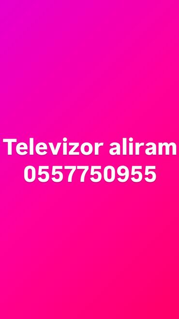 ТВ и видео: Teze ve ishlenmish tv aliram sheklini whatsappa atin baxim