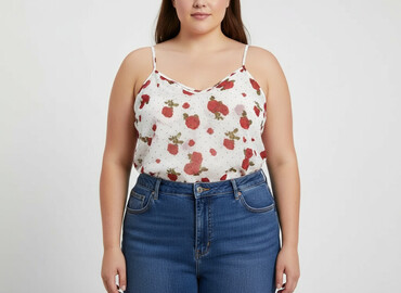 koszulki i topy: Shein Curve, Топ жіночий, розмір 4XL