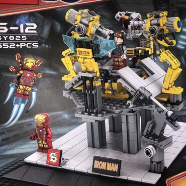 конструкторы sluban сухопутные войска: Лего Железного человека 🔥 Тони Старка 🔥 Лаборатория с различными