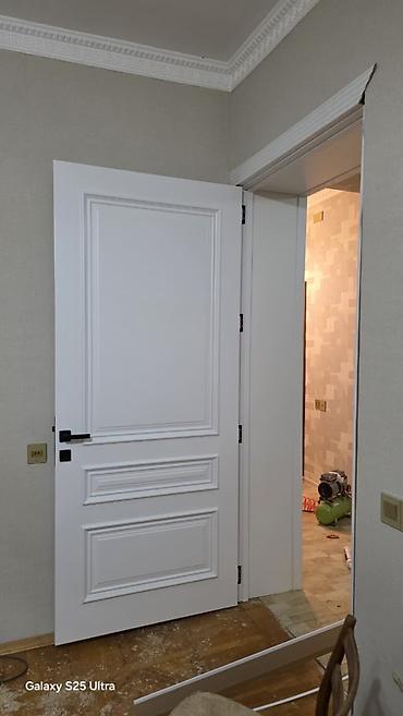 Ağ rəngli klassik dizaynlı otaq qapısı - Material: MDF əsaslı, ağ lalafo.az -da Ağ rəngli klassik dizaynlı otaq qapısı - Material: MDF əsaslı, ağ