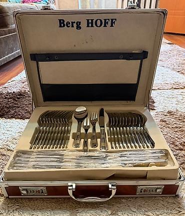 кизлярский нож: Набор столовых приборов Berg HOFF в удобном кейсе. В комплект входят — 3