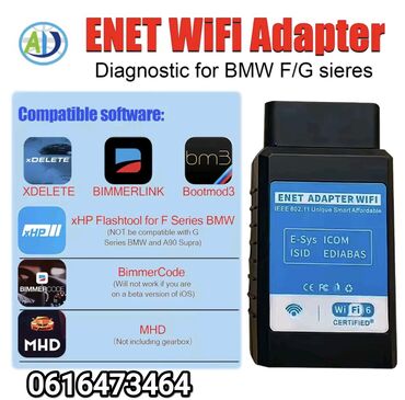 auto frizider na upaljac: ENET WiFi OBD2 za BMW F/G Seriju BimmerCode/link, Bootmod3 za iOS i